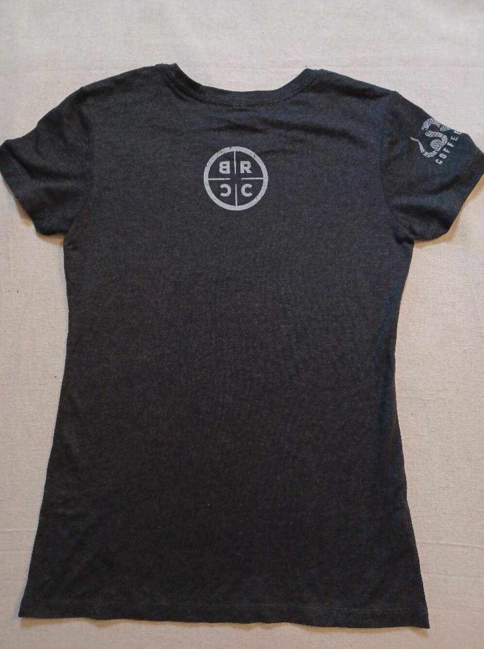 Black Rifle Coffee Company Women's Black Logo Tee - Picture 3 of 6